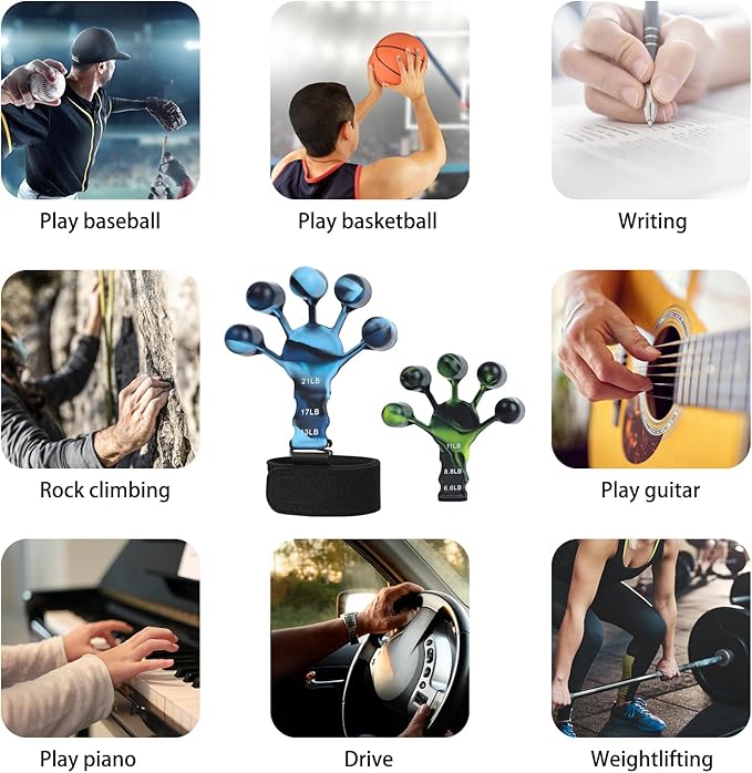 Gripster, 2PCS Hook Grip Strength Trainer 2023 Upgraded