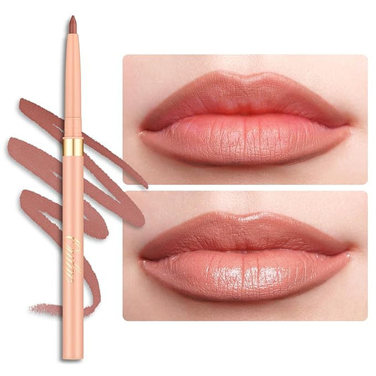 Oulac Waterproof Lipliner Pencil - Smooth and Creamy, Retractable Lip Makeup for Precision Application, Vegan & Cruelty-Free, LL03 Naked Liner