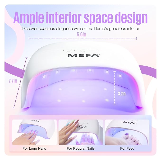 MEFA UV Nail Lamp with