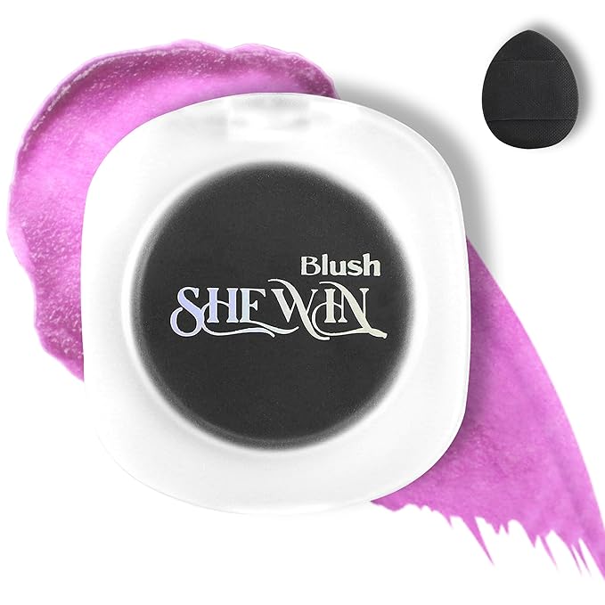 Color Changing Blush Black Cream Blush for Cheeks Raspberry Color