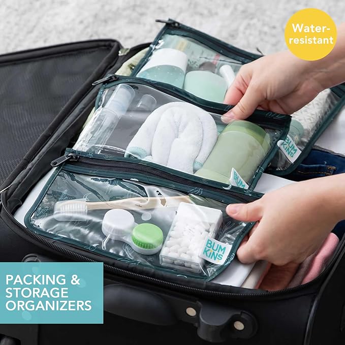 Bumkins, B1 Starry Cactus-Dk Green, 3 Piece Assortment