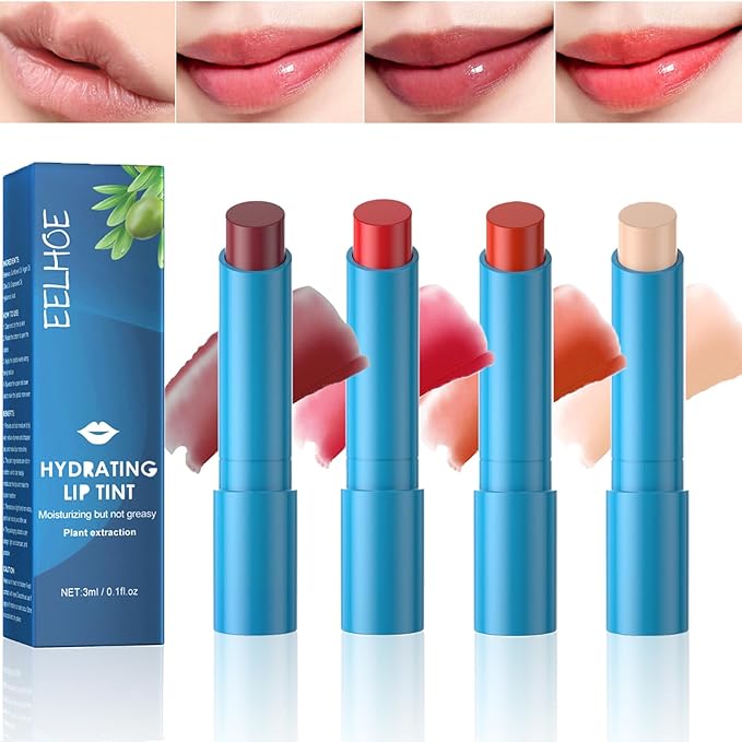 4Pcs Lip Tint Hydrating, Moisturizing Effect