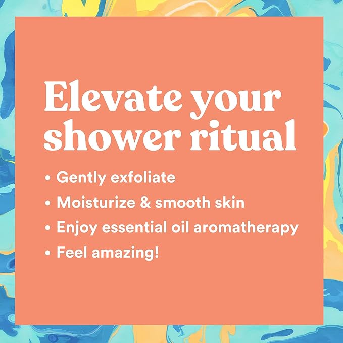 ASUTRA Dead Sea Salt Essential Oil Body Scrub Exfoliator (Vitamin C), 16 oz - Ultra Hydrating, Gentle, & Moisturizing - Coconut, Sweet Orange, Grapefruit, and Lemon Oils – Pink Himalayan Salt