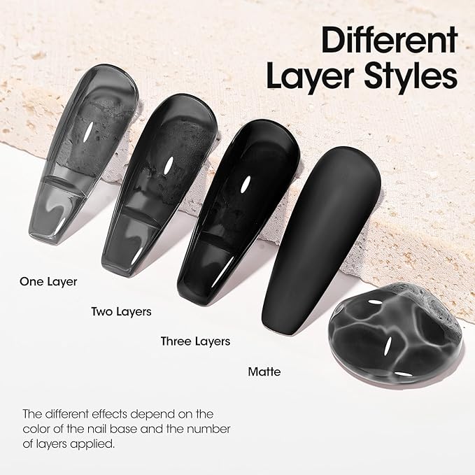 Gellen Black Gel Nail Polish