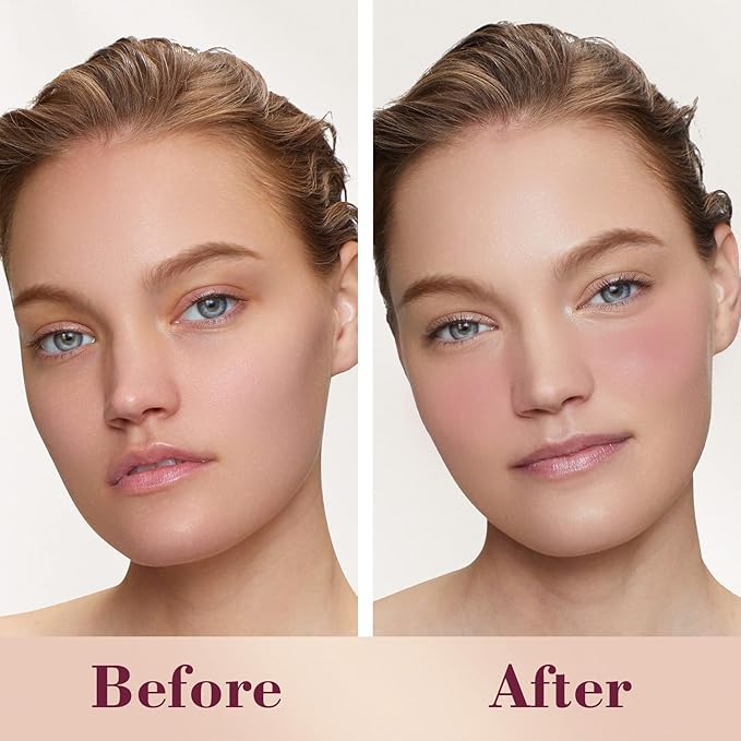 Cilrofelr Dewy Liquid Blush, Soft Cream Liquid Blush Soft Rose)