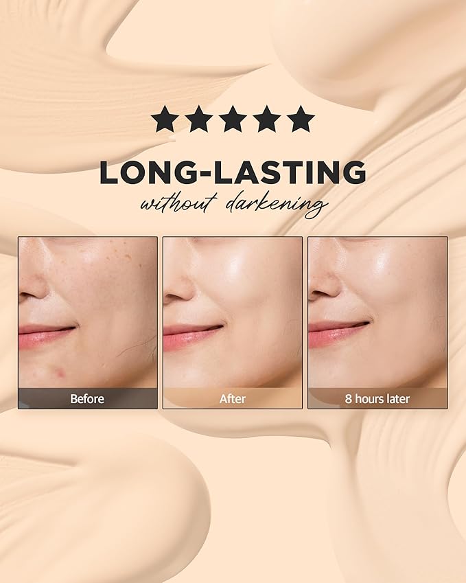 THESAEM Cover Perfection Concealer Foundation - 24H Coverage, Rich Beige)