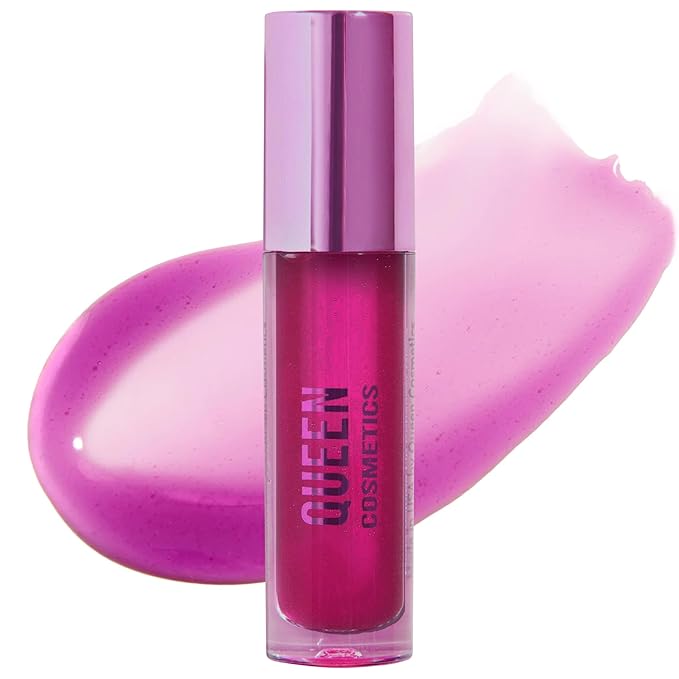 Queen Cosmetics Lip Plumper Gloss, 0.5 Long