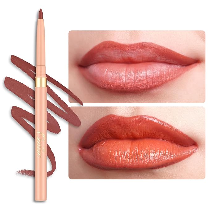 Oulac Waterproof Lipliner Pencil - Smooth and Creamy, Retractable Lip Makeup for Precision Application, Vegan & Cruelty-Free, LL05 Seductive