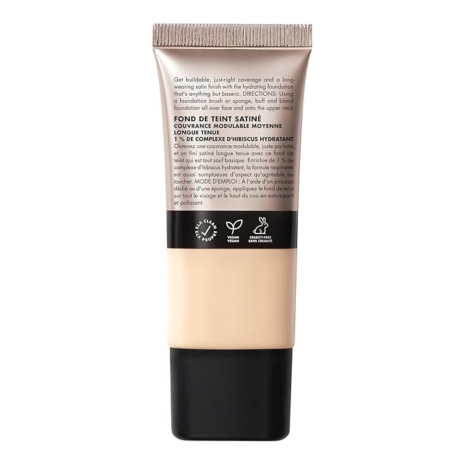 e.l.f. Soft Glam Foundation, Medium Coverage, Long-Lasting & Fair Neutral