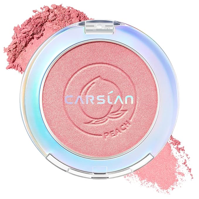 Face Blush, Powder Blush Makeup, Longlasting Highly Pigmented 06 PEACH