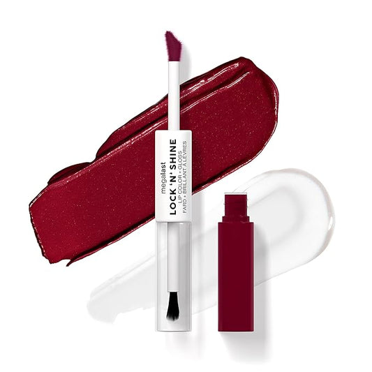 wet n wild Megalast Lock 'N' Shine Lip Color + Gloss Lipstick Sizzling Siren