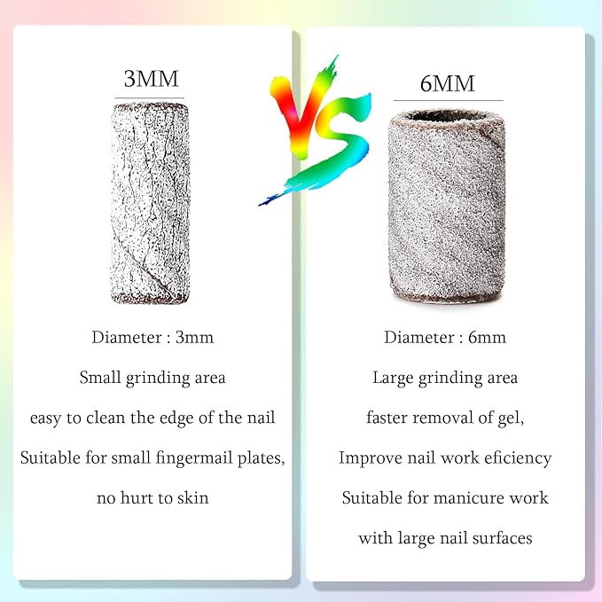 100pcs Nail Drill Bits Small