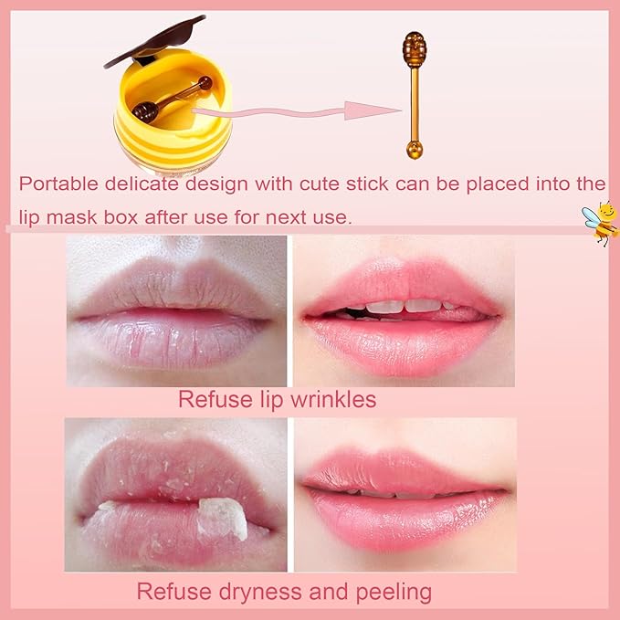 2 PCS Bee Lip Balm Honey