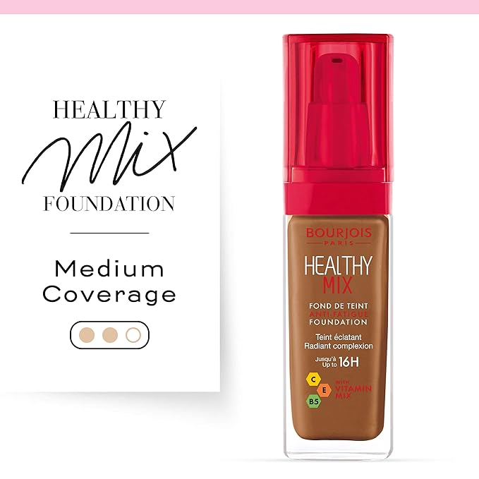Bourjois Healthy Mix Anti-Fatigue Medium coverage Liquid Foundation 30ml