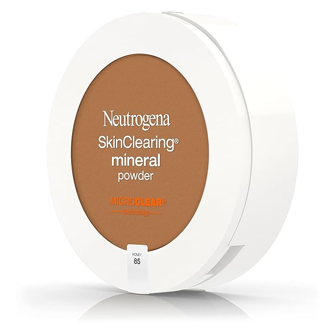 Neutrogena SkinClearing Mineral Acne-Concealing Pressed Powder Compact, Shine-Free 38 oz
