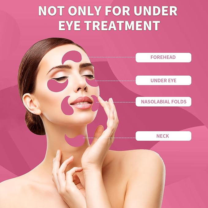 Under eye patches 70pcs, peach