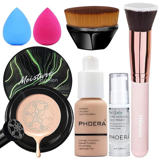 PHOERA Foundation,Mushroom Head Air Cushion CC Cream Natural 02Natural CC)