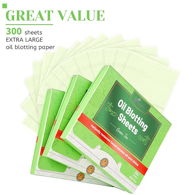 Oil Blotting Sheets for Face - Green Tea,26%