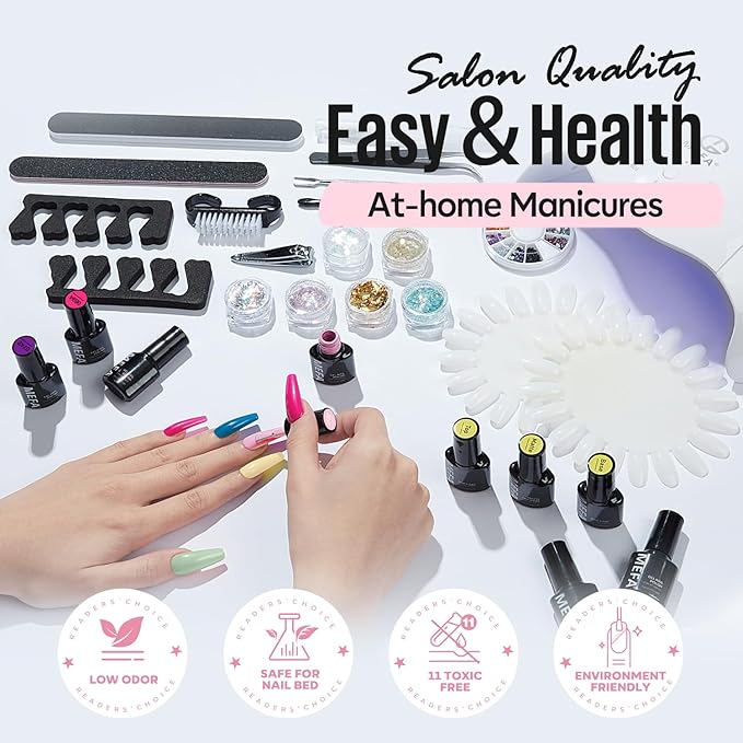 Mefa 54 pcs gel nail