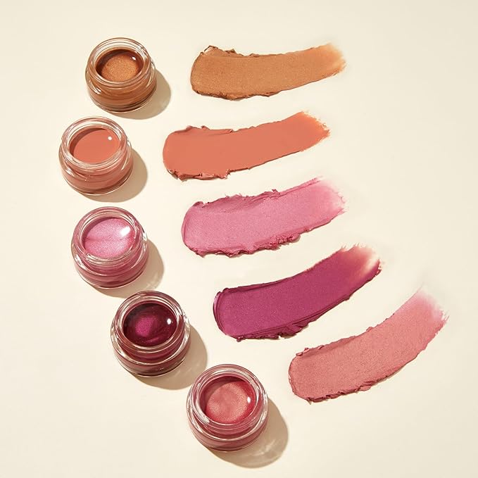 Pacifica Fluffy Blushy Cream Blush – Face Makeup - Bloom Bright Fuchsia Air-Whipped Cheek & Lip Color, Bold Buildable Pigment, Lightweight, Buildable, Dewy Finish, Vegan Collagen Infused Clean Beauty