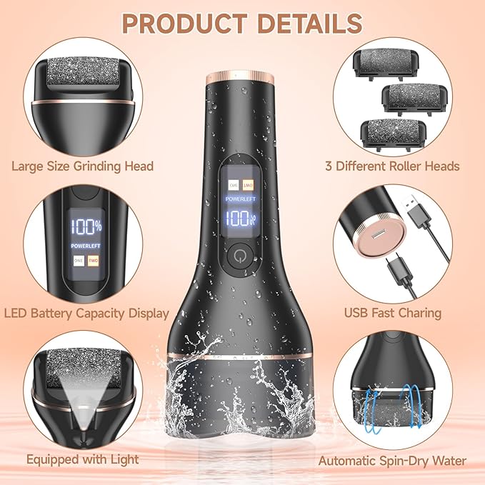 Electric Callus Remover for Feet,Rechargeable