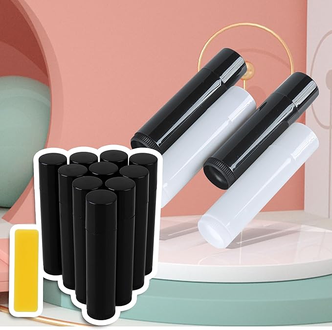 RDEXP Plastic Empty Lip Balm Containers 5ml