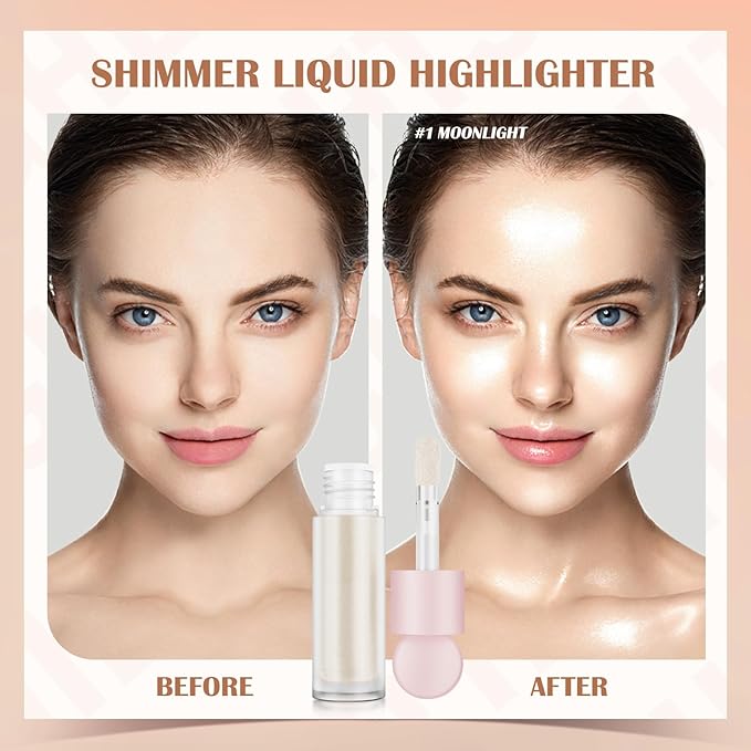 Liquid Highlighter Natural Glow For Face & Body,