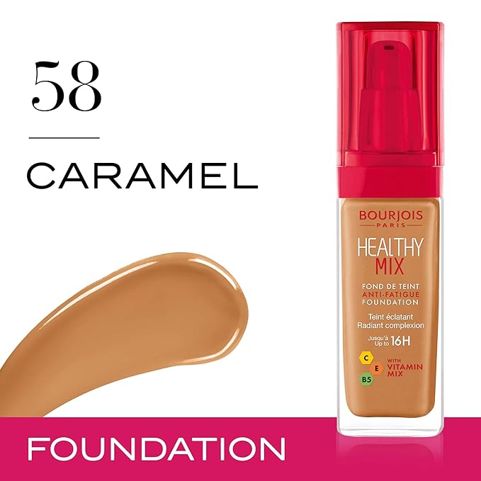 Bourjois Healthy Mix Anti-Fatigue Medium Coverage Liquid Foundation 30ml