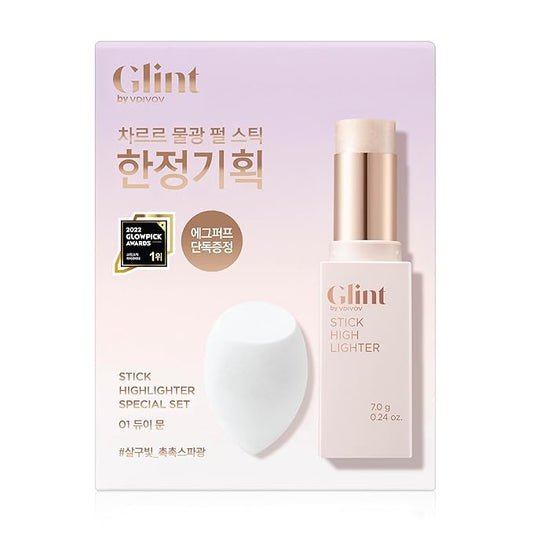 Glint Stick Highlighter Special Set (Dewy Moon(Set), 0. Blendable Color. 24oz