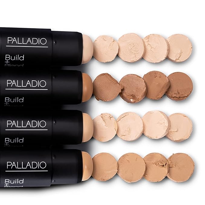 Palladio BUILD & BLEND Foundation Stick, Medium Coverage Stick,