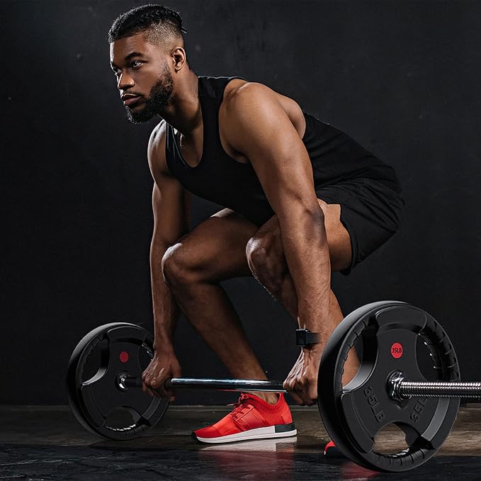 GIKPAL Weight Plates 2-inch Olympic (10lb 25lb 25lb 35lb 35lb 45lb) 45lb)