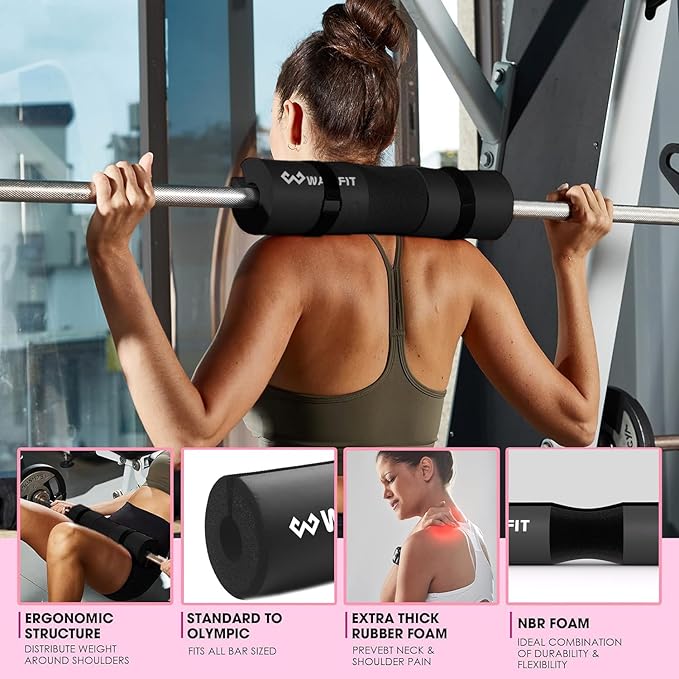 Gym Barbell Pad Set for Women and Men