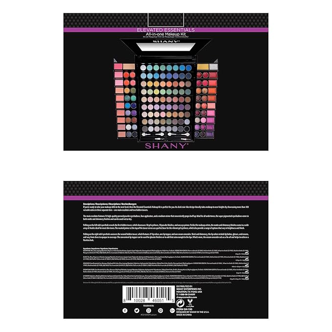 SHANY Elevated Essentials Makeup Set - All-in-One Makeup