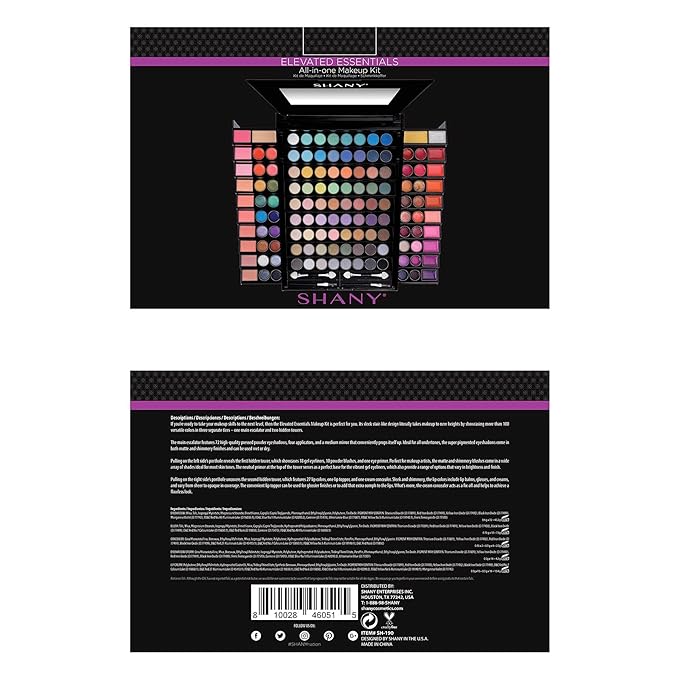 SHANY Elevated Essentials Makeup Set - All-in-One Makeup