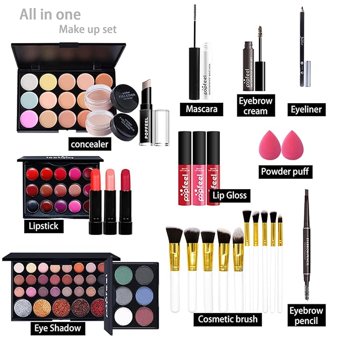 All-in-one Makeup Set for Beginners or