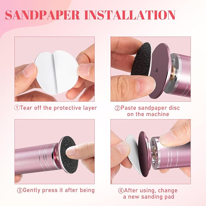 Ranrose 60 pcs replacement sandpaper