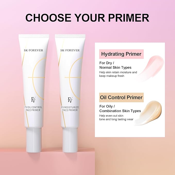 FV Hydrating Makeup Primer, Easy-to-Apply, Brightening, Ideal for