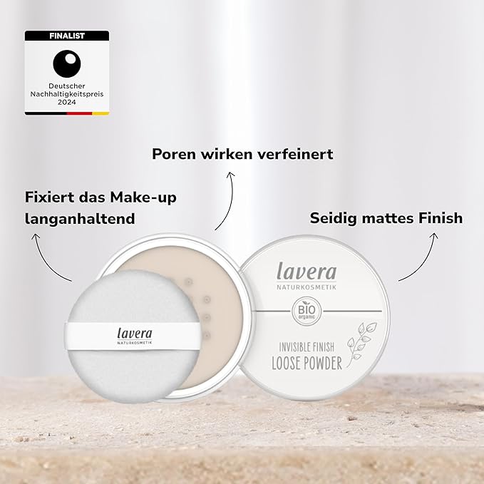 Lavera Organic Transparent Invisible Finish Loose Powder 0. 39 oz