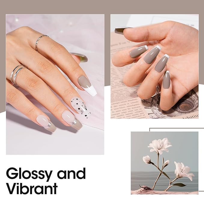 Gellen Gray Gel Nail Polish