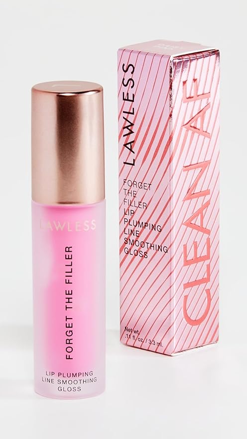 Women's Forget The Filler Lip Plumper Line Gloss, Daisy Pink, 0.11 Fl Oz (Pack of 1)