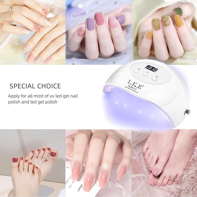 LKE UV LED Nail Lamp,