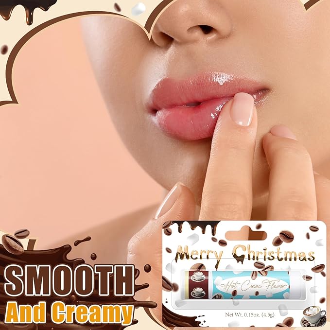 25 Pcs Christmas Lip Balms Stocking