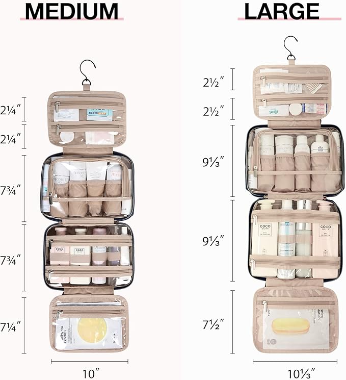 Bagsmart toiletry bag hanging travel