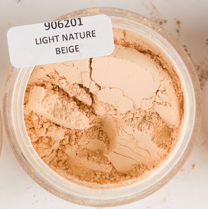 Mineral Powder Foundation, Light Nature Beige, ram 6 G