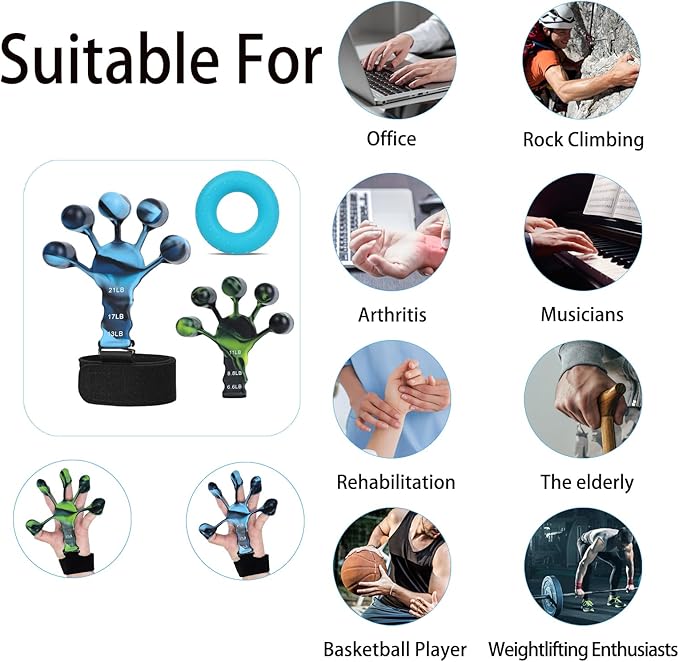 Gripster, 2PCS Hook Grip Strength Trainer 2023 Upgraded