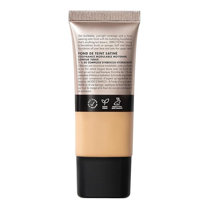 e.l.f. Soft Glam Foundation, Medium Coverage, Long-Lasting & Light Warm