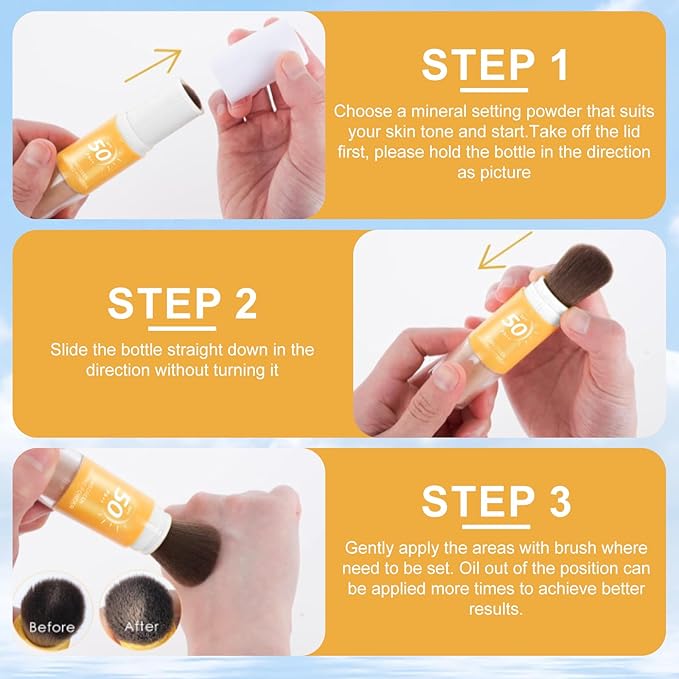 Mineral Sunscreen Setting Powder, SPF 50++ Mineral Setting