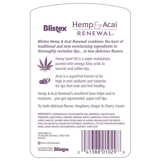 Blistex Hemp & Acai Renewal Lip