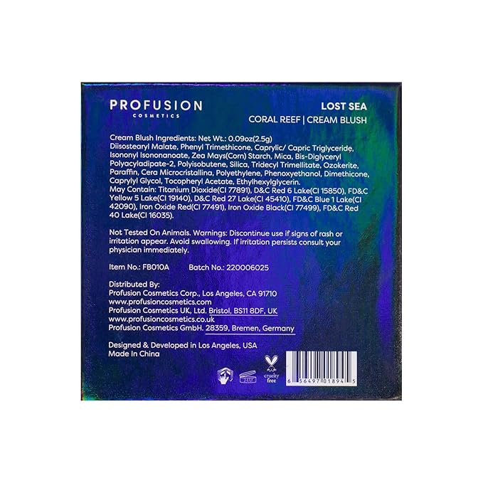 Profusion Cosmetics Sea Witch Cream Blush, Channel Your