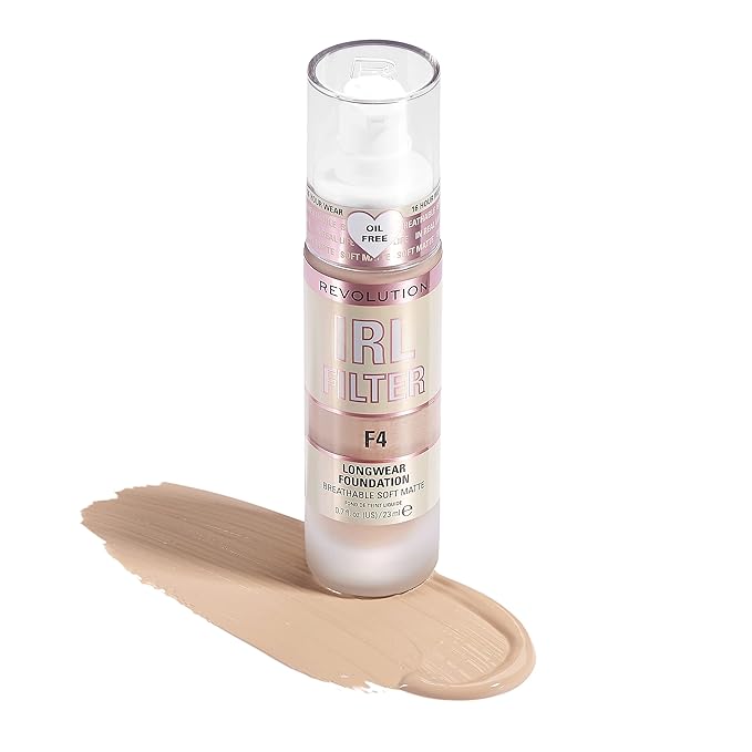 Revolution Beauty, IRL Filter Longwear Foundation, Soft &